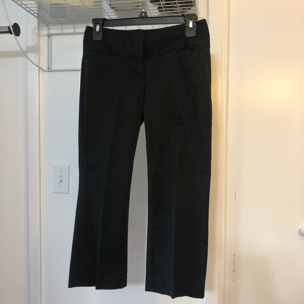 00 Black Express Design Studio  Editor Cropped/Capri/Ankle Pant